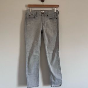 J. Crew Factory Light Grey Skinny Jean